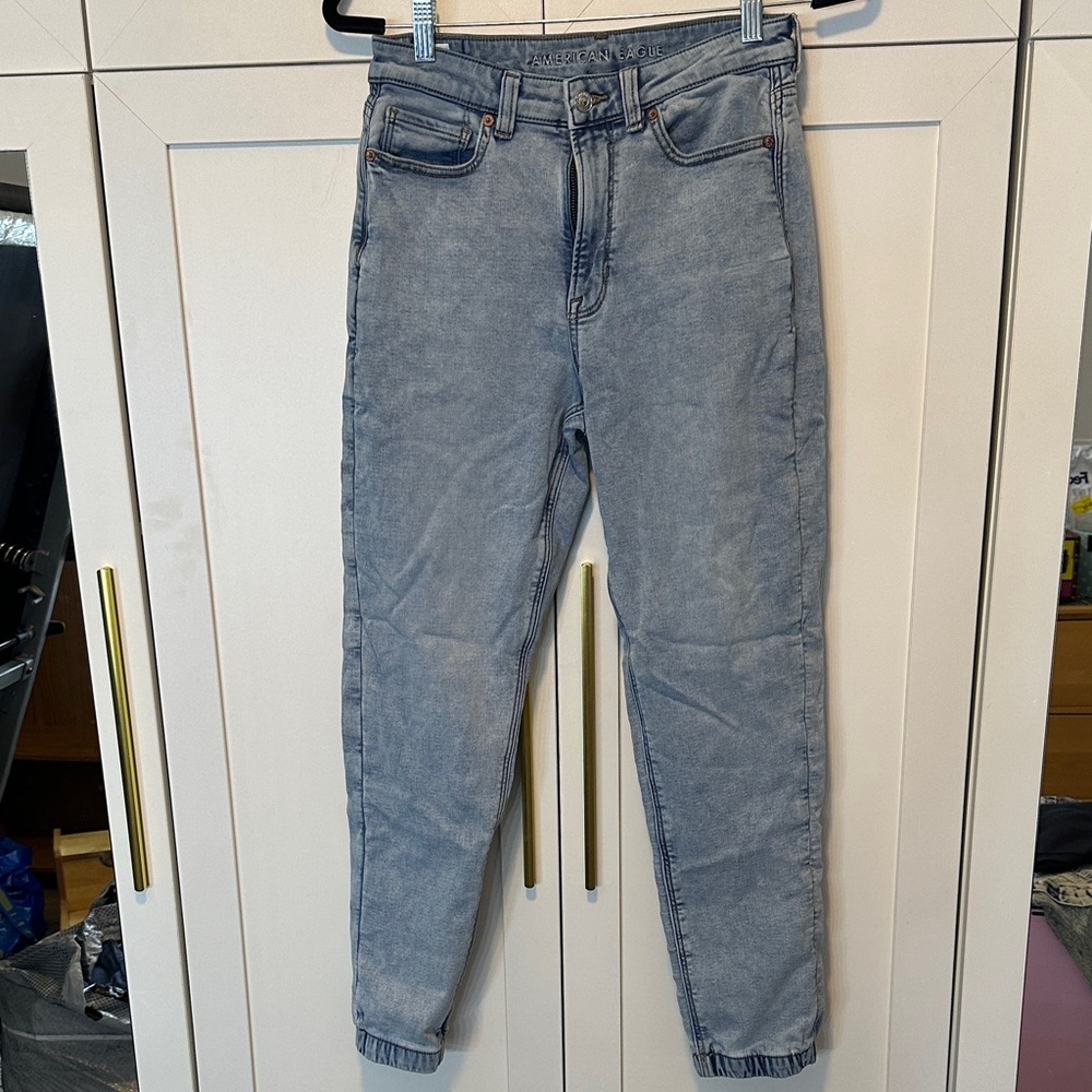 American Eagle Outfitters Blue Ankle Jeans
